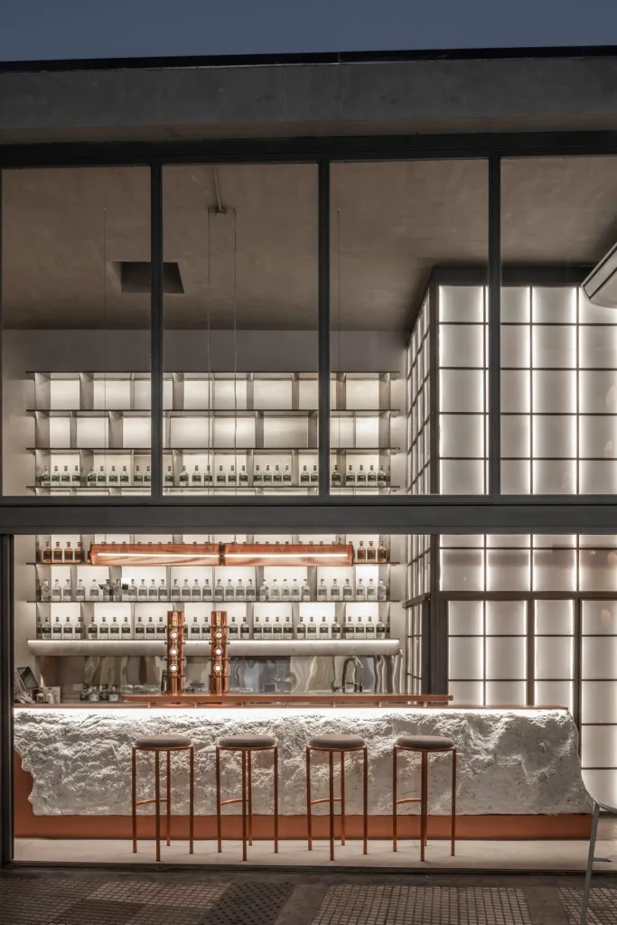 counter of MORETTI GIN BAR