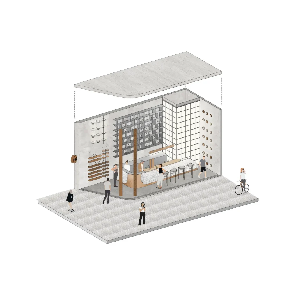 concept of MORETTI GIN BAR