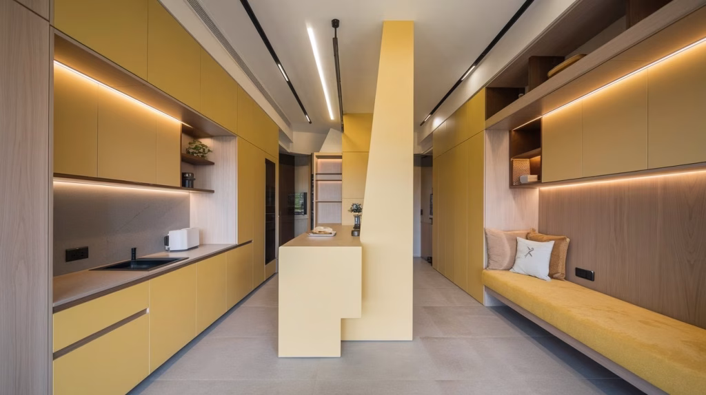 buttery yellow of residential color