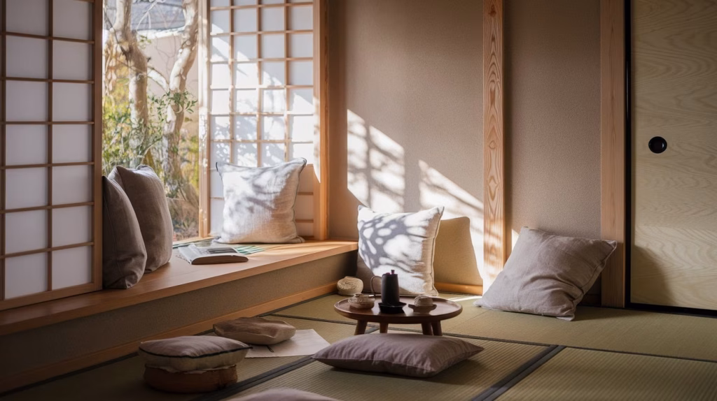 small cozy japanese room